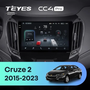 Штатная магнитола Teyes CC4 Pro 8/128 Chevrolet Cruze 2 (2015-2023)
