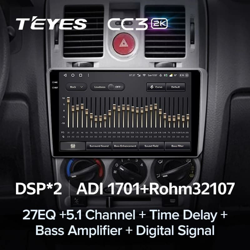 Штатная магнитола Teyes CC3 2K 4/32 Hyundai Getz 1 (2002-2011) F1