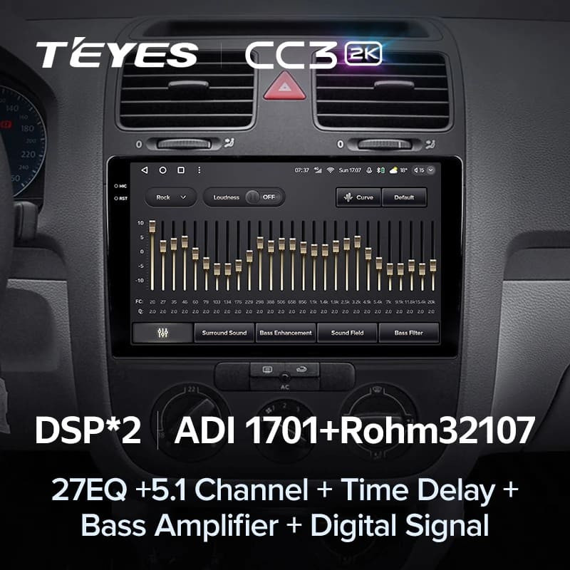 Штатная магнитола Teyes CC3 2K 4/64 Volkswagen Jetta 5 (2005-2010) F1