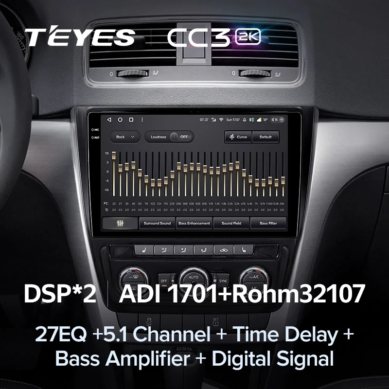 Штатная магнитола Teyes CC3 2K 6/128 Skoda Yeti 5L (2009-2014)