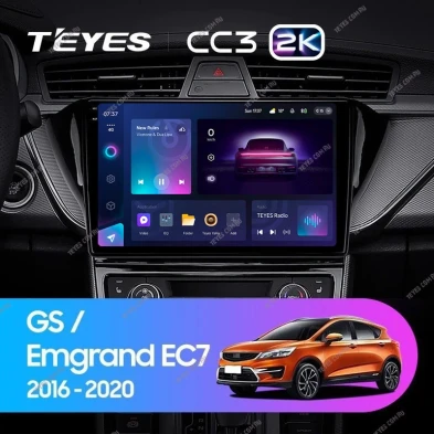 Штатная магнитола Teyes CC3 2K 4/64 Geely GS (2016-2020) F2