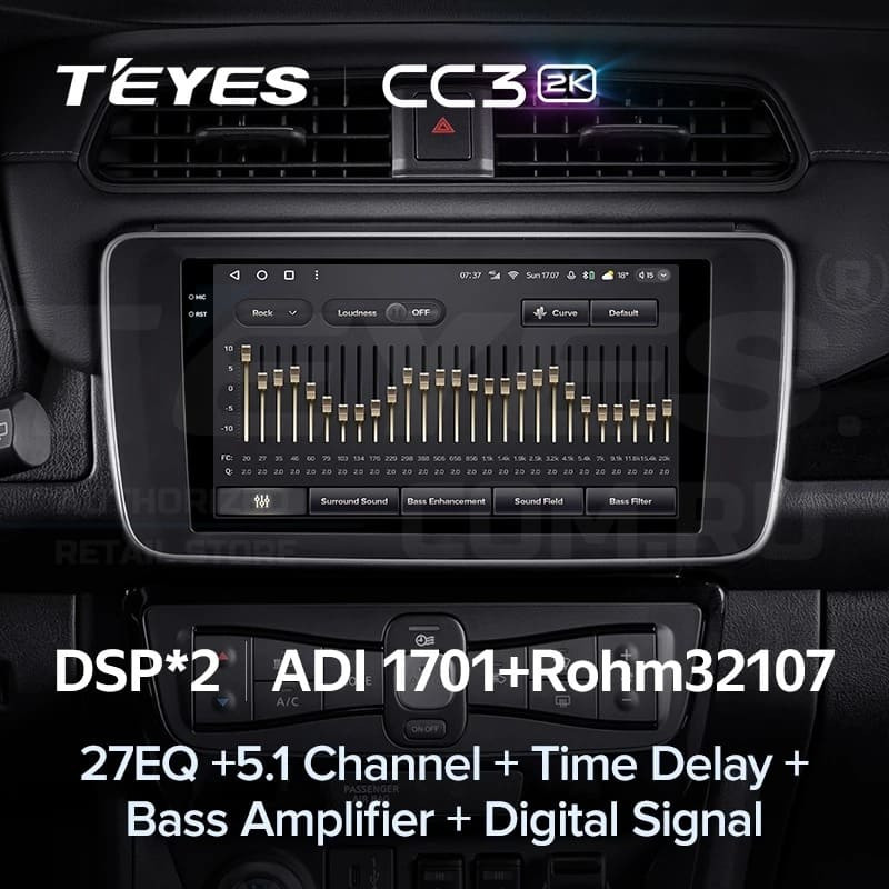 Штатная магнитола Teyes CC3 2K 360 6/128 Nissan Leaf ZE1 (2017-2024)
