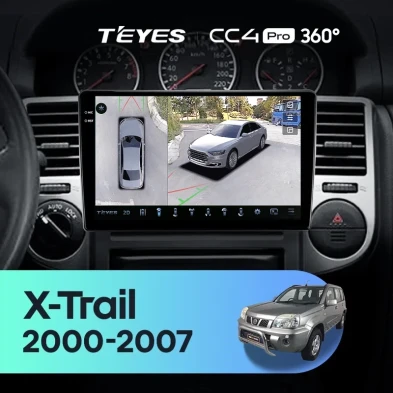 Штатная магнитола Teyes CC4 Pro 360 12/256 Nissan X-Trail T30 (2000-2007) F1