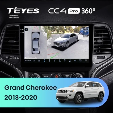 Штатная магнитола Teyes CC4 Pro 360 8/128 Jeep Grand Cherokee WK2 (2013-2020) F1