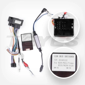 Проводка питания TEYES для Mercedes Benz E Class S211 W211 (2002-2009) / CLS Class C219 (2004-2010) + Canbus для подключения Android ГУ