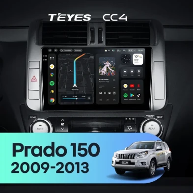 Штатная магнитола Teyes CC4 6/64 Toyota Land Cruiser Prado 150 (2009-2013) F1 Тип-C