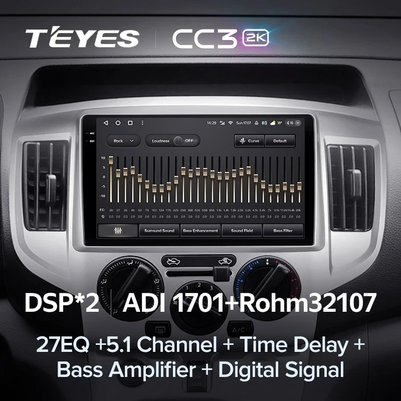 Штатная магнитола Teyes CC3 2K 360 6/128 Nissan NV200 M20 (2009-2023) F1