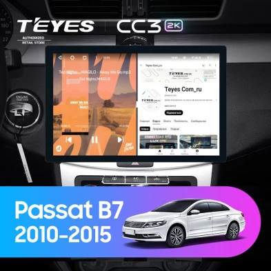 Штатная магнитола Teyes CC3 2K 4/32 Volkswagen Passat B7 (2010-2015) (13")