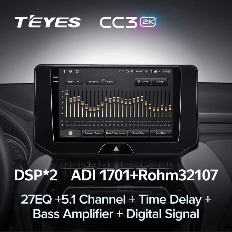 Штатная магнитола Teyes CC3 2K 4/64 Toyota Harrier 4 XU80 (2020-2022)