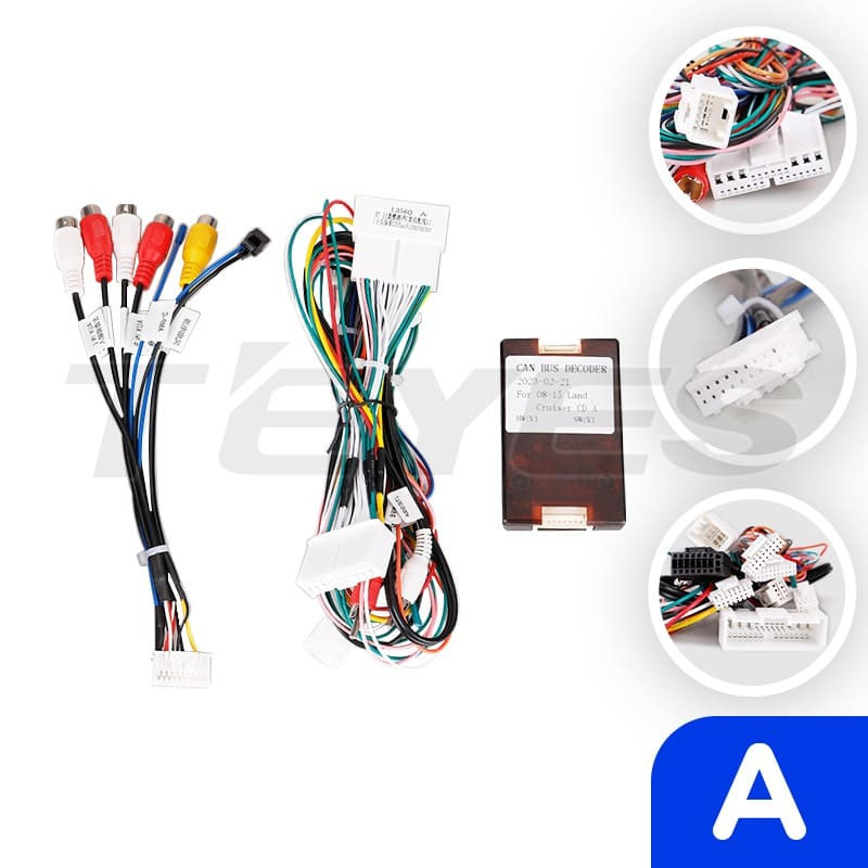 Переходная рамка Toyota Land Cruiser 200 (2007-2015) F3 Тип-A (10")