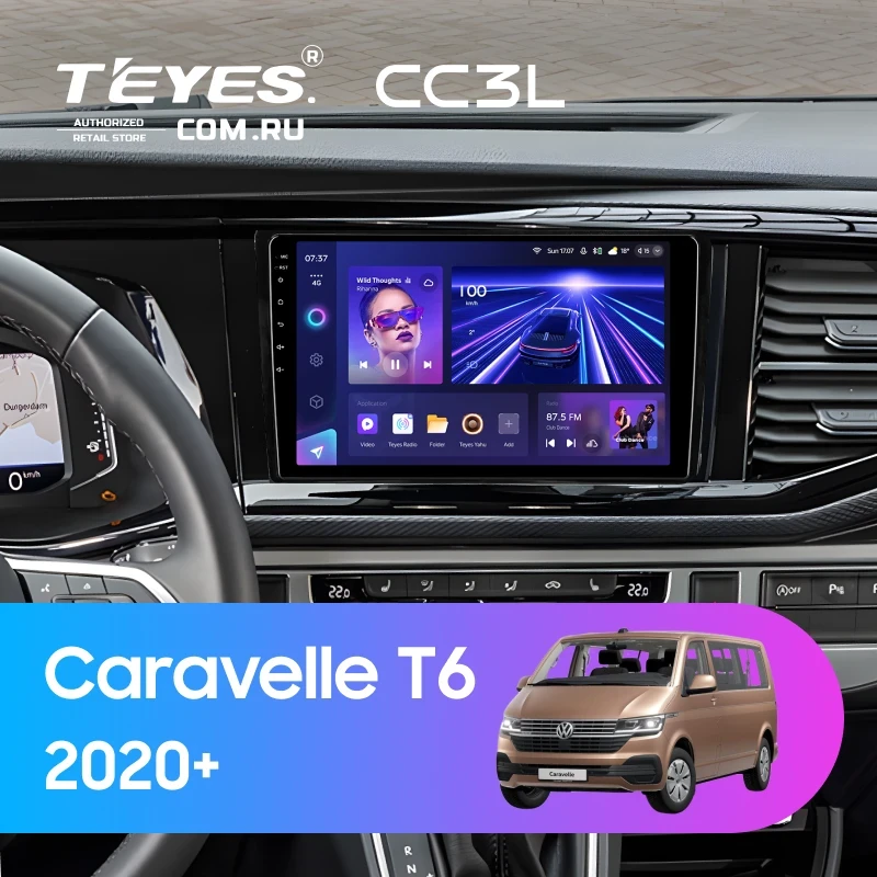 Штатная магнитола Teyes CC3L 4/32 Volkswagen Caravelle T6 2020+