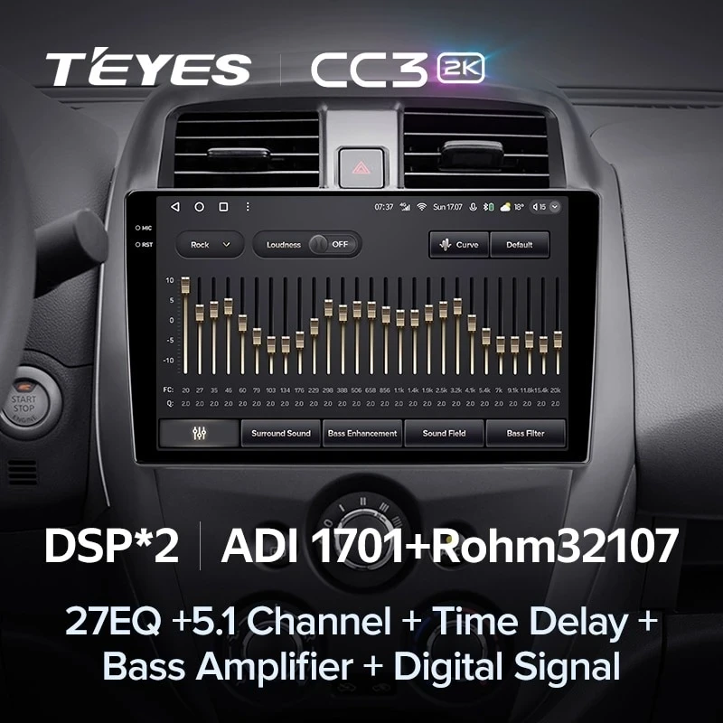 Штатная магнитола Teyes CC3 2K 6/128 Nissan Sunny (2014-2016)