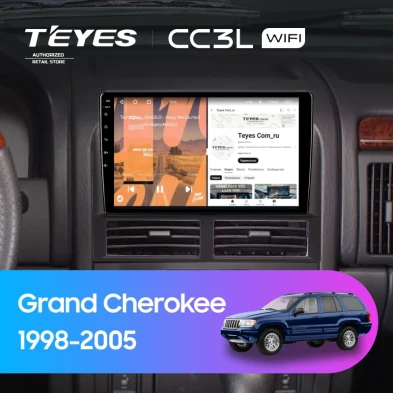 Штатная магнитола Teyes CC3L WiFi 2/32 Jeep Grand Cherokee 2 WJ (1998-2005)