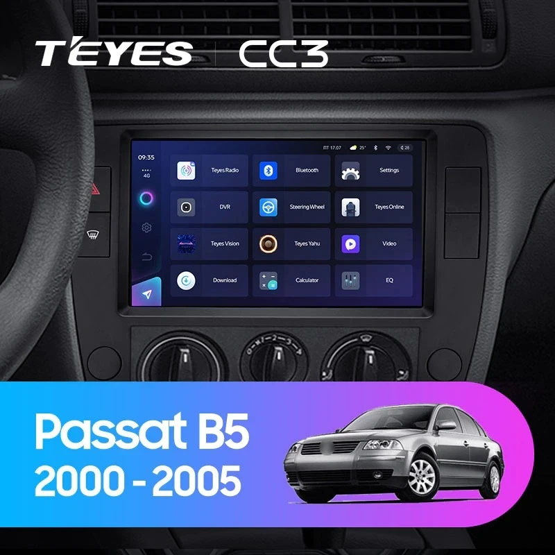 Штатная магнитола Teyes CC3 4/32 Volkswagen Passat B5 (2000-2005)