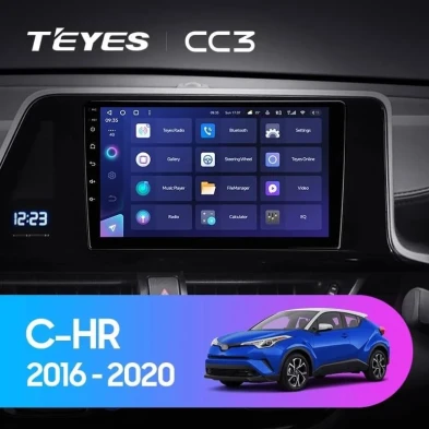 Штатная магнитола Teyes CC3 4/32 Toyota C-HR (2016-2020) F1 Правый руль