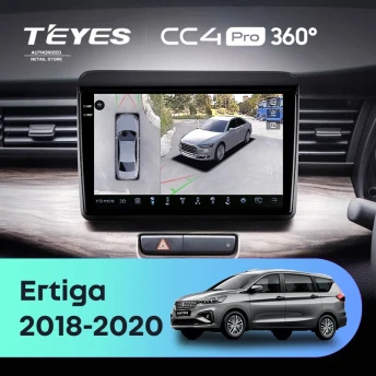 Штатная магнитола Teyes CC4 Pro 360 12/256 Suzuki Ertiga (2018-2020)
