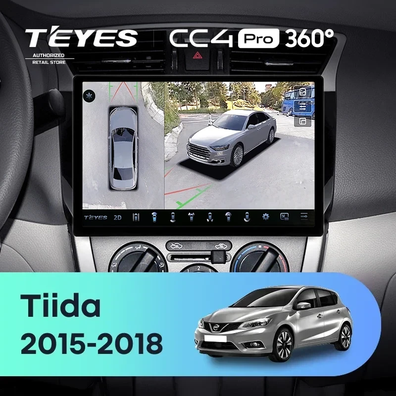 Штатная магнитола Teyes CC4 Pro 360 12/256 Nissan Sentra B17 (2012-2017) (11")