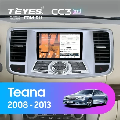 Штатная магнитола Teyes CC3 2K 4/32 Nissan Teana 2 J32 (2008-2013) F2 Тип-A