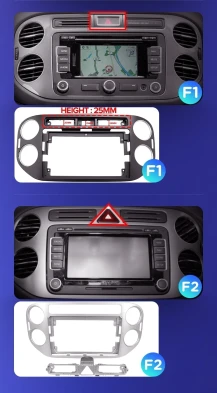 Штатная магнитола Teyes CC3 4/32 Volkswagen Tiguan 1 NF (2006-2017) F1