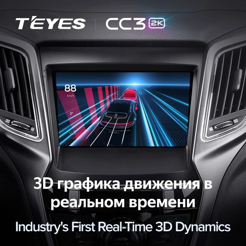Штатная магнитола Teyes CC3 2K 4/64 Changan CS75 (2014-2019)