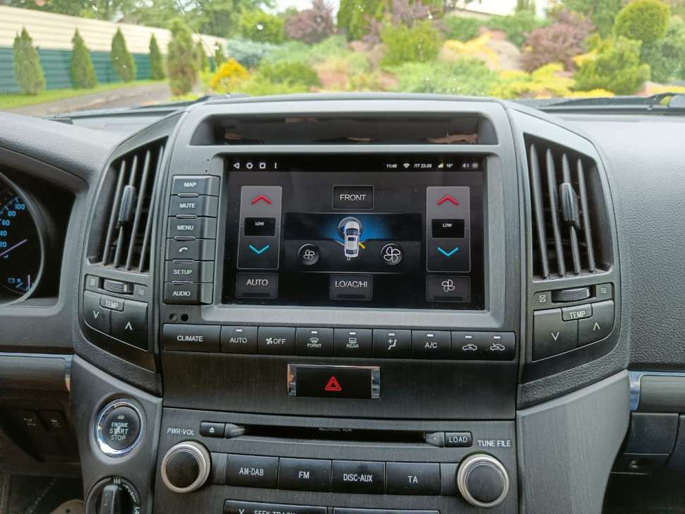 Переходная рамка Toyota Land Cruiser 200 (2007-2015) F2 Тип-A (9")