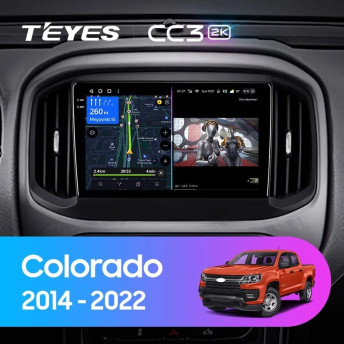Штатная магнитола Teyes CC3 2K 360 6/128 Chevrolet Colorado 2 (2014-2022)