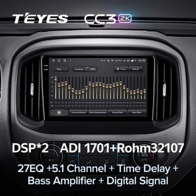 Штатная магнитола Teyes CC3 2K 360 6/128 Chevrolet Colorado 2 (2014-2022)