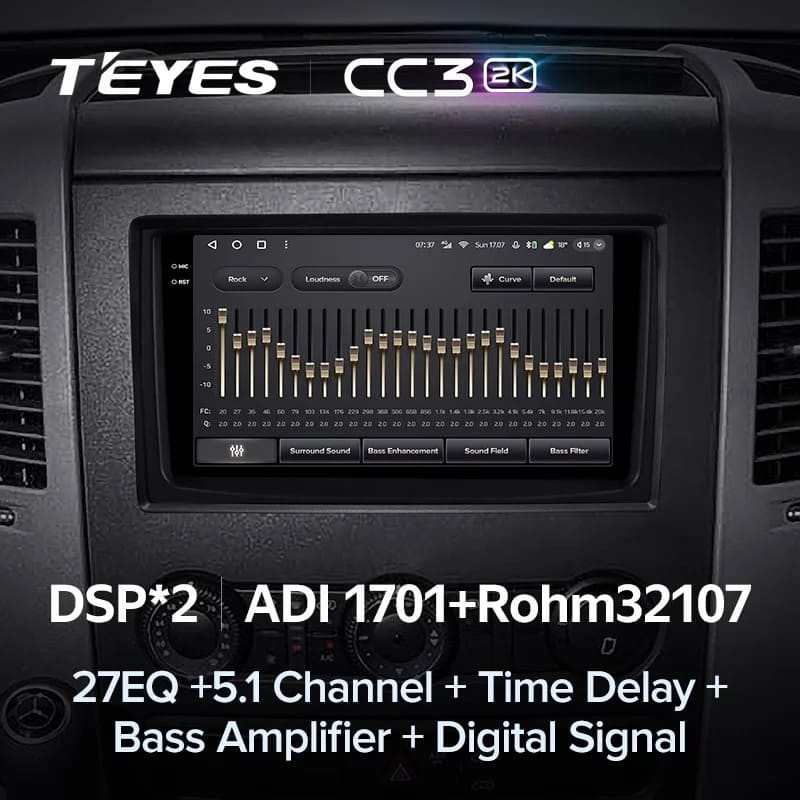 Штатная магнитола Teyes CC3 2K 4/32 Mercedes-Benz Sprinter (2006-2016) F2