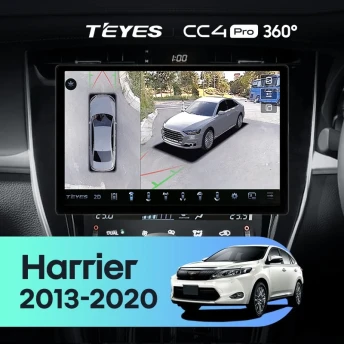 Штатная магнитола Teyes CC4 Pro 360 8/128 Toyota Harrier XU60 (2013-2020) F1 (13")