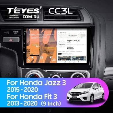 Штатная магнитола Teyes CC3L 4/32 Honda Fit 3 GP GK (2013-2020) Тип-B