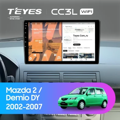Штатная магнитола Teyes CC3L WiFi 2/32 Mazda Demio DY (2002-2007)