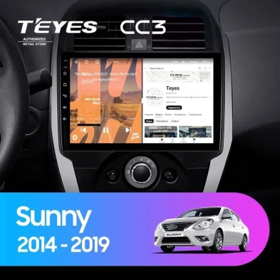 Штатная магнитола Teyes CC3 4/32 Nissan Sunny (2014-2019) F1