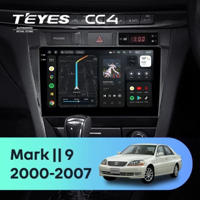 Штатная магнитола Teyes CC4 6/64 Toyota Mark II 9 X100 (2000-2007) F1