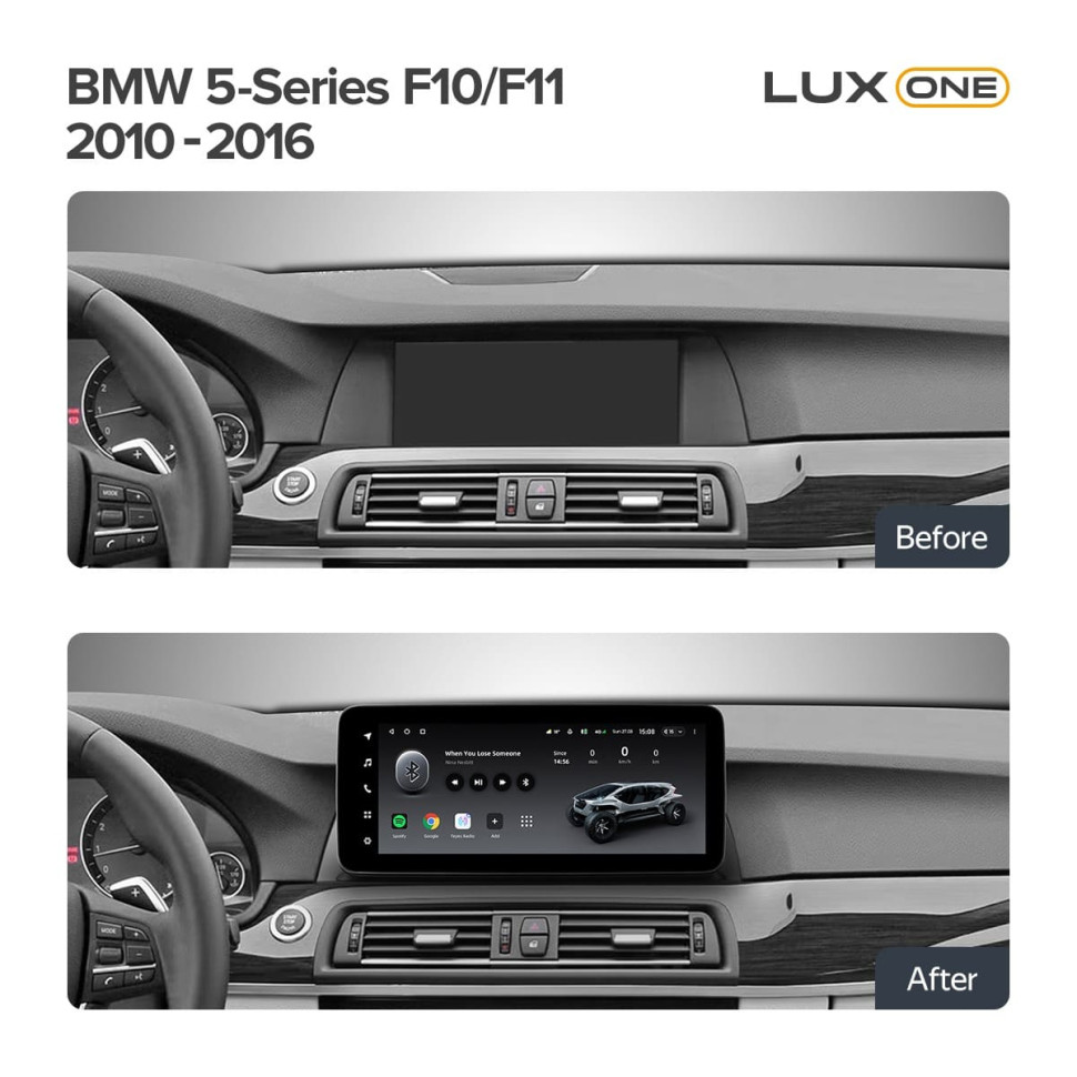 Переходная рамка BMW 5-Series F10 / F11 (CIC) (2010-2016) (12,3")