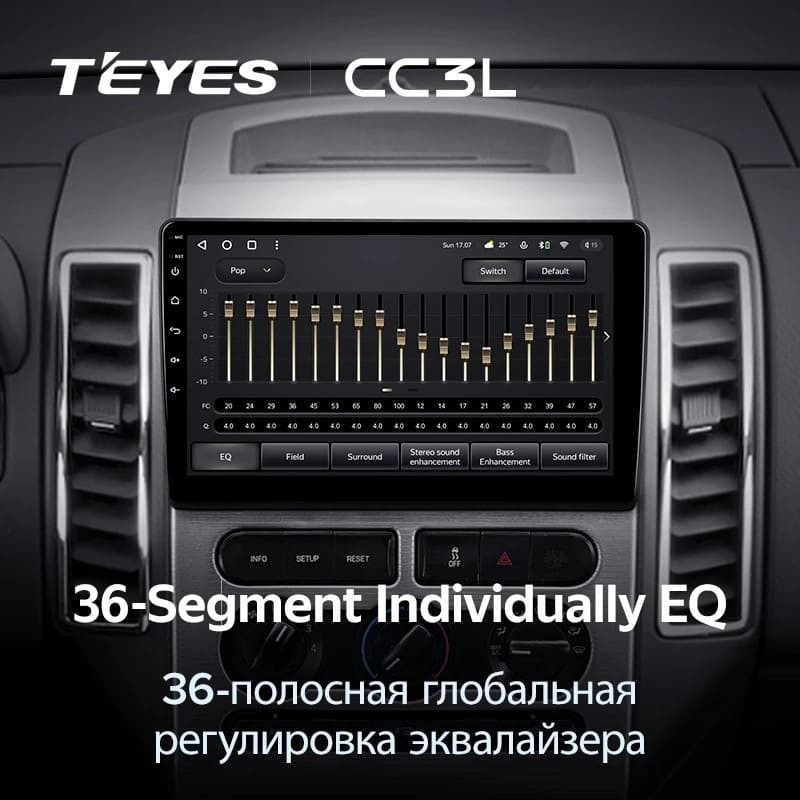 Штатная магнитола Teyes CC3L 4/32 Ford Edge 1 U387 (2006-2010)