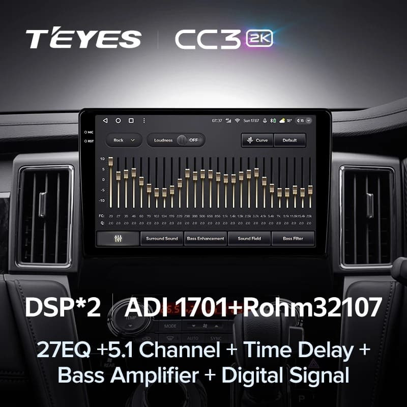 Штатная магнитола Teyes CC3 2K 4/32 Mitsubishi Delica D:5 (2018-2024)