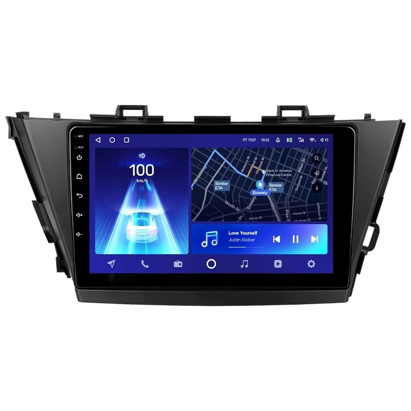 Переходная рамка Toyota Prius Plus V Alpha (2012-2017) Правый руль (9")