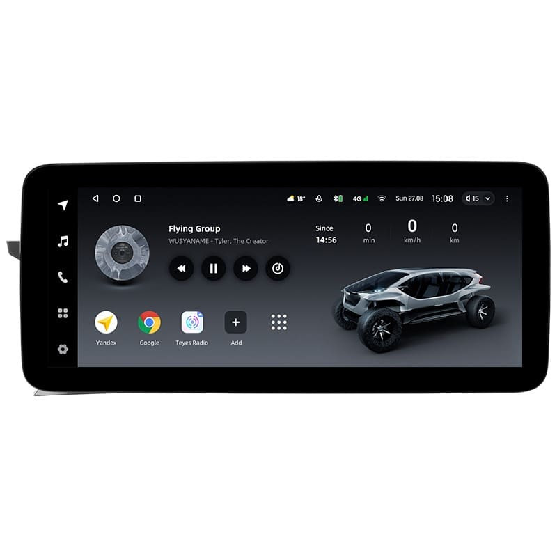 Переходная рамка Mercedes-Benz C-Class W204 C204 S204 (NTG 4.5) (2011-2015) (12,3")