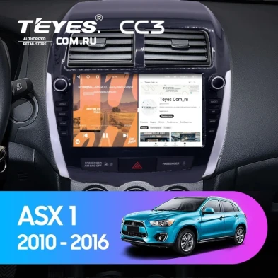 Штатная магнитола Teyes CC3 4/32 Mitsubishi ASX 1 (2010-2016) Тип-A (9")