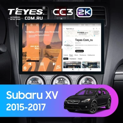Штатная магнитола Teyes CC3 2K 6/128 Subaru XV (2015-2017) F1 (11")