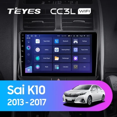 Штатная магнитола Teyes CC3L WiFi 2/32 Toyota Sai K10 (2013-2017)