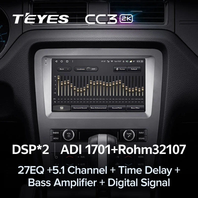 Штатная магнитола Teyes CC3 2K 6/128 Ford Mustang 5 S-197 (2009-2014) F2