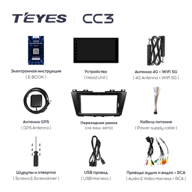 Штатная магнитола Teyes CC3 4/32 Kia Cerato 2 TD (2008-2013) F3