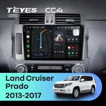 Штатная магнитола Teyes CC4 8/128 Toyota Land Cruiser Prado 150 (2013-2017)