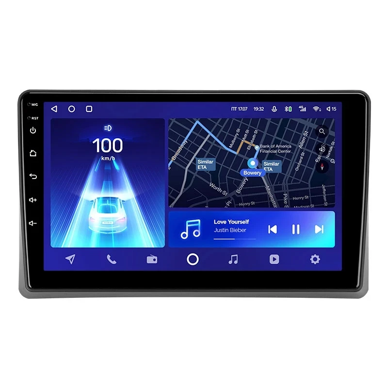 Переходная рамка Toyota Land Cruiser 100 (1998-2007) (1 Din) (9")