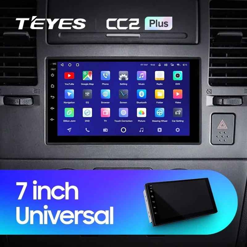 Магнитола Teyes CC2 Plus 3/32 Универсал 7"
