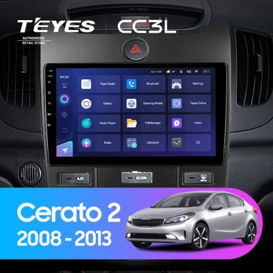 Штатная магнитола Teyes CC3L 4/32 Kia Cerato 2 TD (2008-2013) F3