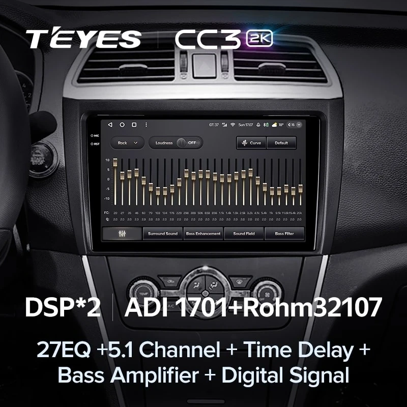 Штатная магнитола Teyes CC3 2K 4/32 Lifan 650EV (2015-2019)