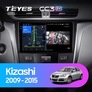 Штатная магнитола Teyes CC3 2K 4/32 Suzuki Kizashi (2009-2015)