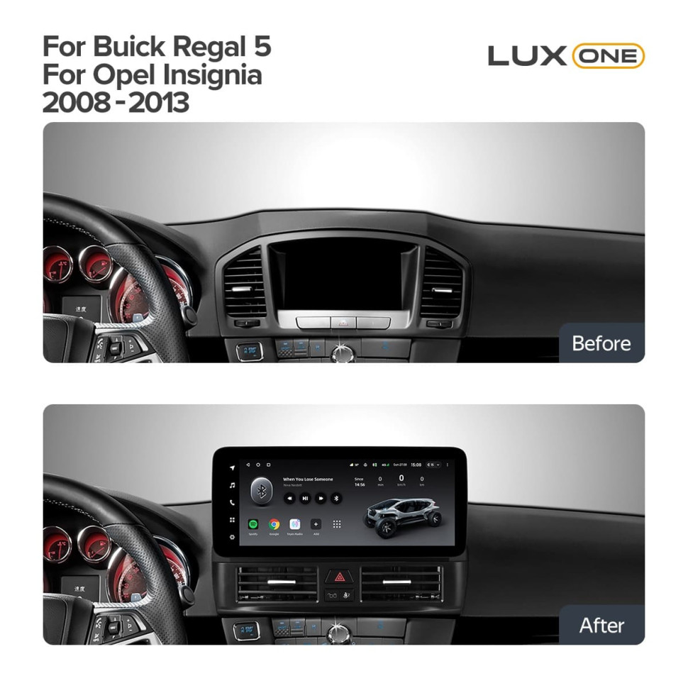 Переходная рамка Buick Regal 5 / Opel Insignia G09 ZG09 (2008-2013) (12,3")